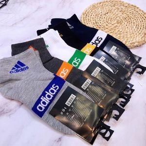 adidas 5 Pack Mens Socks Brand New